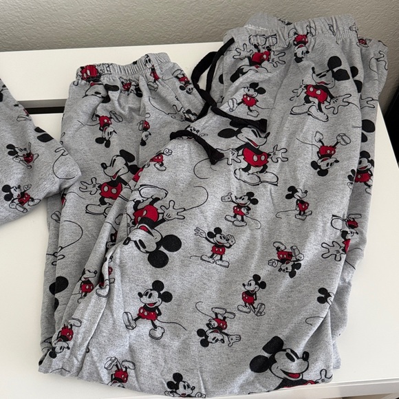 Disney Mickey Mouse Gray Pajama Set - Picture 2 of 6